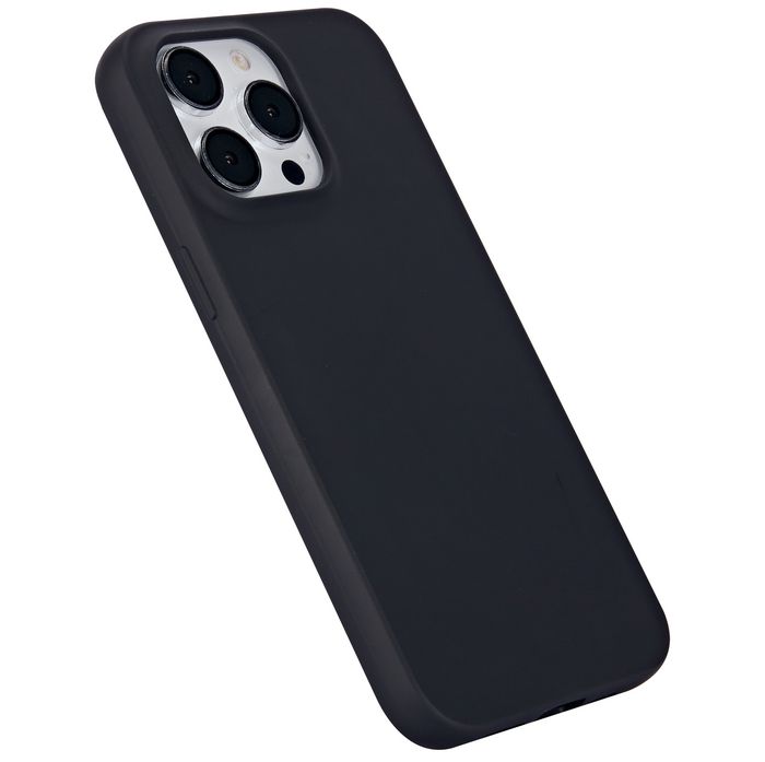 eSTUFF iPhone 15 Pro Max INFINITE VIENNA TPU Cover - Black - 100% recycled TPU - W128407495