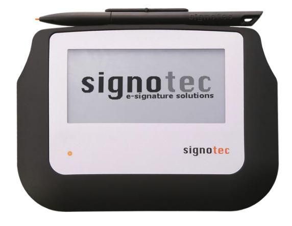signotec Monochrome display (LCD), Backlight, Sampling Rate 500Hz, 1,024 pressure levels. Software signoSign/2 - W128448044