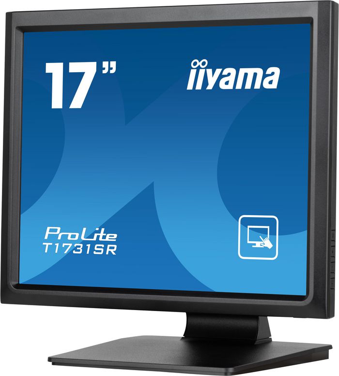 iiyama Prolite T1731SR-B1S,17" Resistive Touch,1280x1024,Speakers,VGA,DP,HDMI,200cd/m²,USB, Built-In Power Adapter - W128449271