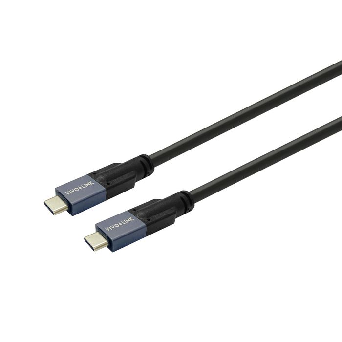Vivolink USB-C to USB-C Cable 7.5m USB3.2 Supports 20 Gbps data Certified for business - W128440995