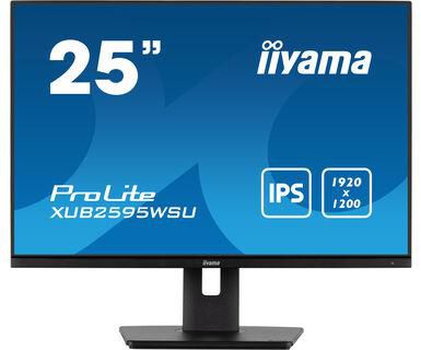 iiyama Prolite XUB2595WSU,25" ETE IPS-panel,1920x1200, 300cd/m²,VGA,HDMI, DP, 4ms,Speakers,USB,Adj. Stand - W128449308