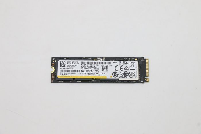 5SS0W79495, Lenovo M.2 2280 SSD, 2TB capacity, PCIe 4.0 x4