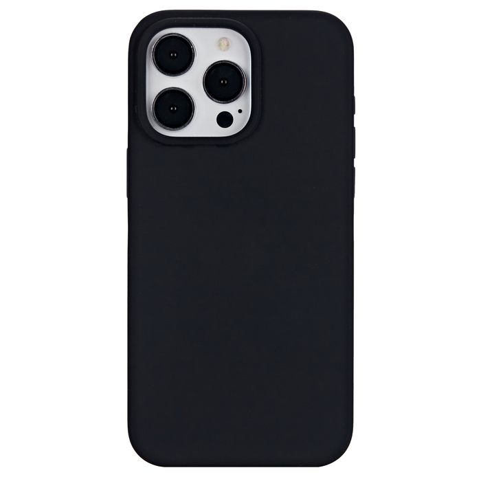 eSTUFF iPhone 15 Pro Max INFINITE ROME Magnetic Silicone Cover - Black - 100% recycled Silicone - W128407522