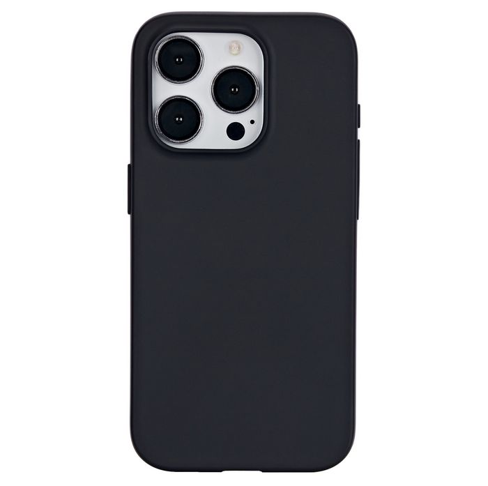 eSTUFF iPhone 15 Pro INFINITE VIENNA TPU Cover - Black - 100% recycled TPU - W128407494