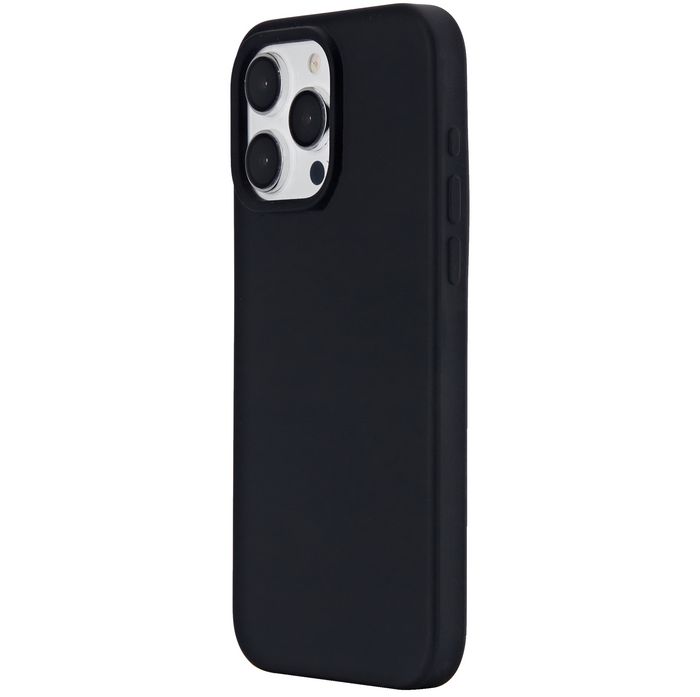 eSTUFF iPhone 15 Pro Max INFINITE RIGA Silicone Cover -  Black - 100% recycled Silicone - W128407509
