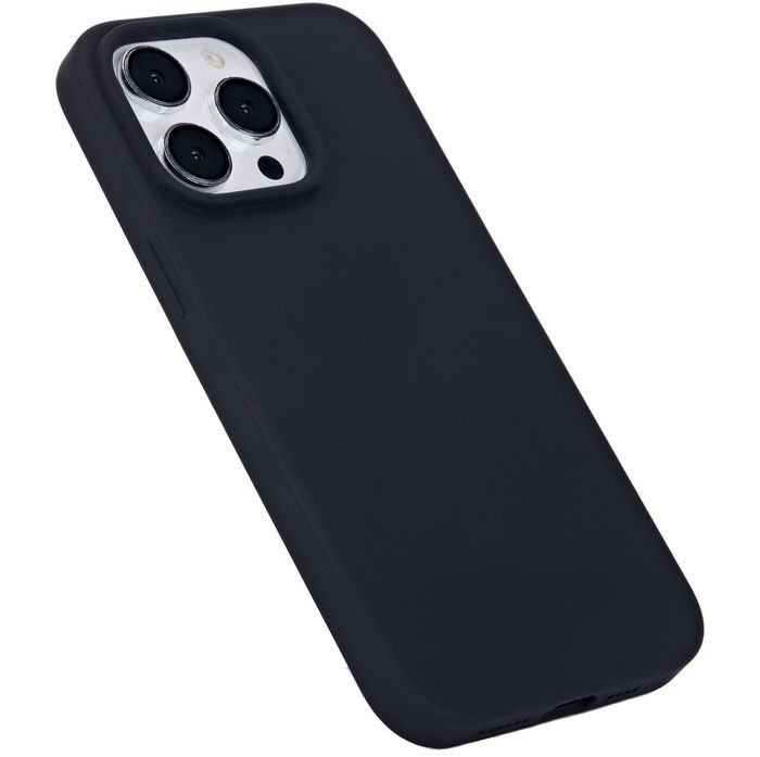 eSTUFF iPhone 15 Pro Max INFINITE RIGA Silicone Cover -  Black - 100% recycled Silicone - W128407510
