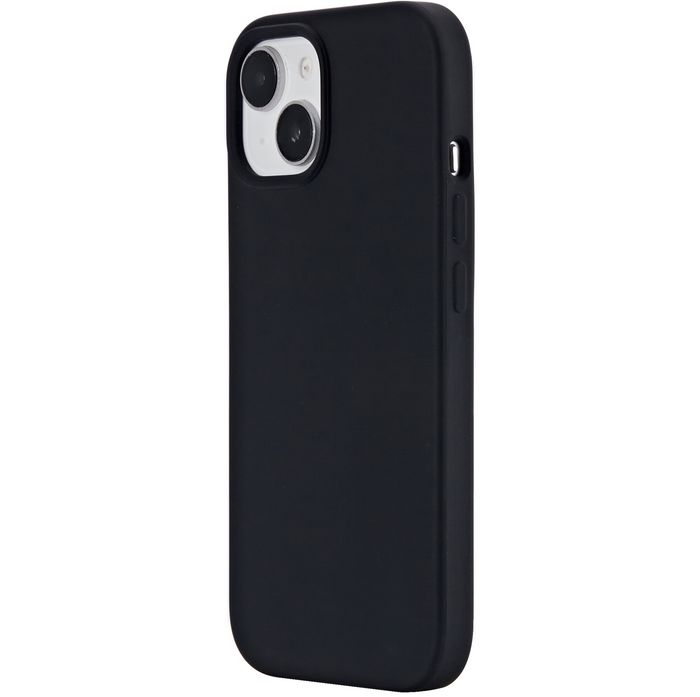 eSTUFF iPhone 15 INFINITE RIGA Silicone Cover -  Black - 100% recycled Silicone - W128407504
