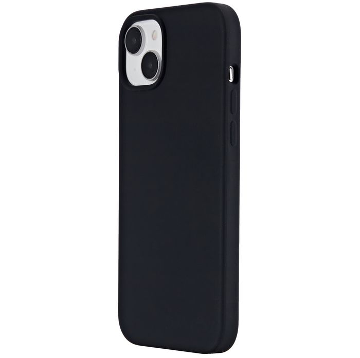 eSTUFF iPhone 15 Plus INFINITE RIGA Silicone Cover -  Black - 100% recycled Silicone - W128407505