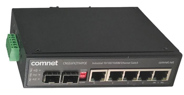 ComNet 6 port Gigabit PoE+ switch - W128453738