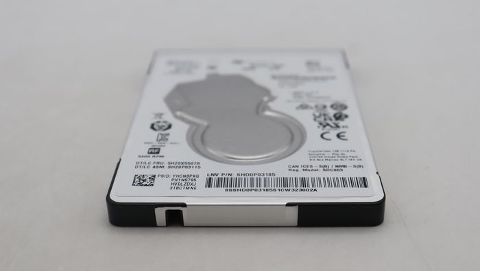 5H20X55078, Lenovo 2TB 2.5-inch SATA hard disk drive, 5400 RPM