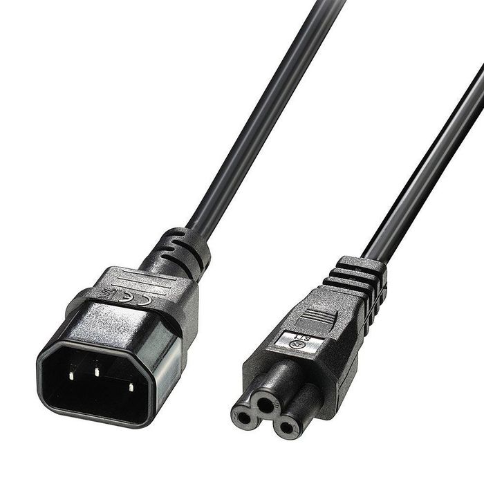 Lindy 3m C5 to C14 Mains Cable, lead free - W128456587
