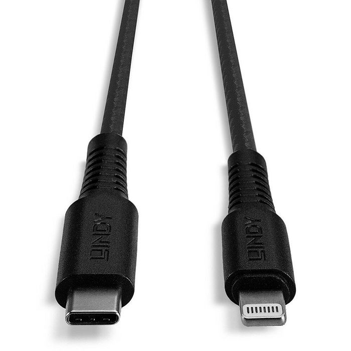 Lindy 0.5m Reinforced USB Type C to Lightning Cable - W128456608