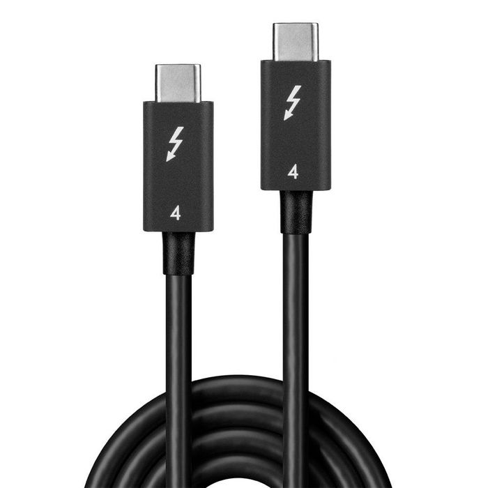 LINDY 1m Thunderbolt 4 Cable, 40Gbps, passive, Thunderbolt Cables