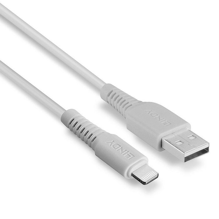 Lindy 0.5m USB Type A to Lightning Cable White - W128456617
