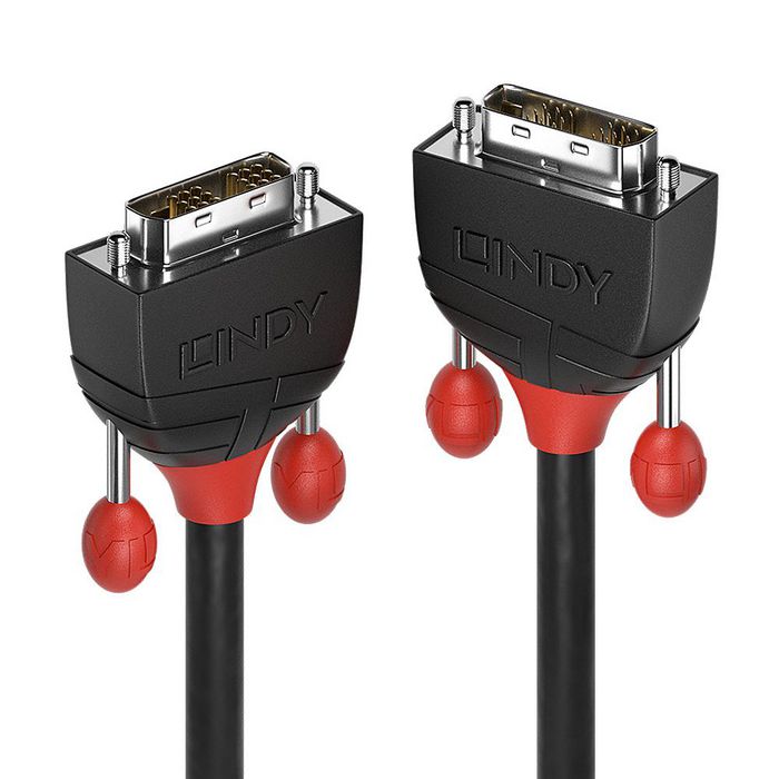 Lindy 10m DVI-D Single Link Cable, Black Line - W128456737