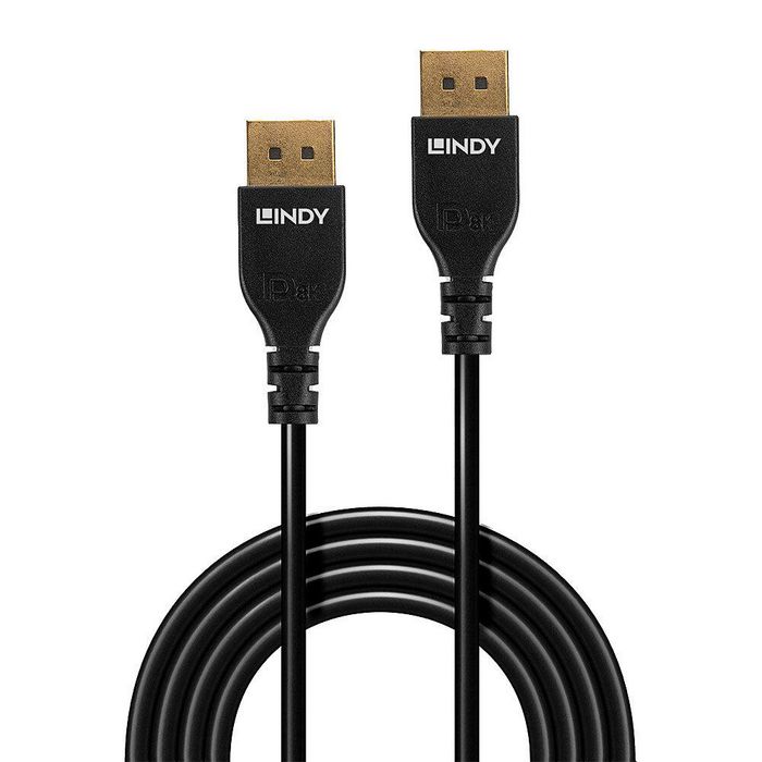 Lindy 0.5m Slim DisplayPort 1.4 Cable - W128456754