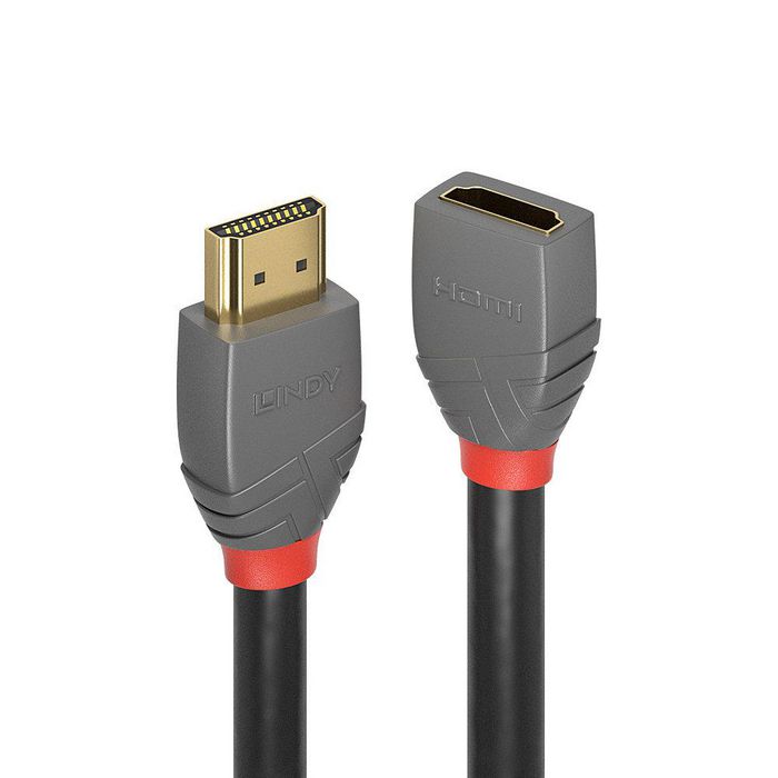 Lindy 0.5m High Speed HDMI Extension Cable, Anthra Line - W128456761