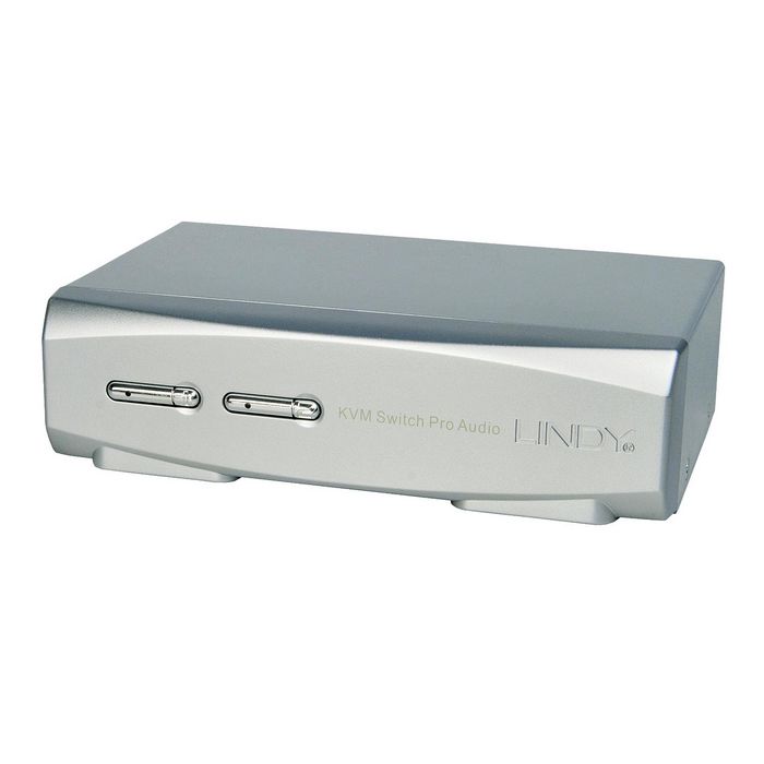 Lindy 2 Port DisplayPort 1.2, USB 2.0 & Audio KVM Switch - W128456879