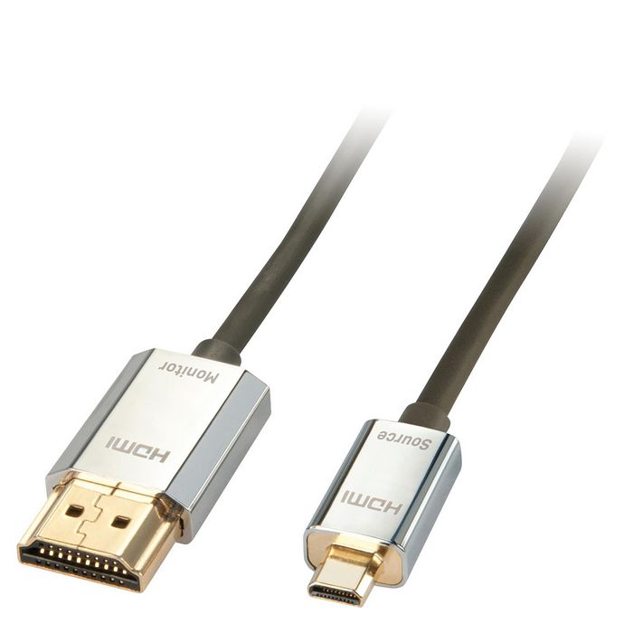 Lindy CROMO Slim HDMI High Speed A/D Cable, 3m - W128456964