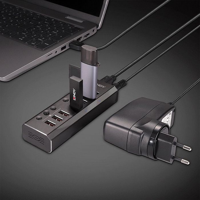 Lindy 4 Port USB 3.0 Hub