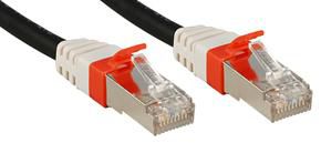 Lindy 0.5m Cat.6A S/FTP LSZH Network Cable, Black - W128457041