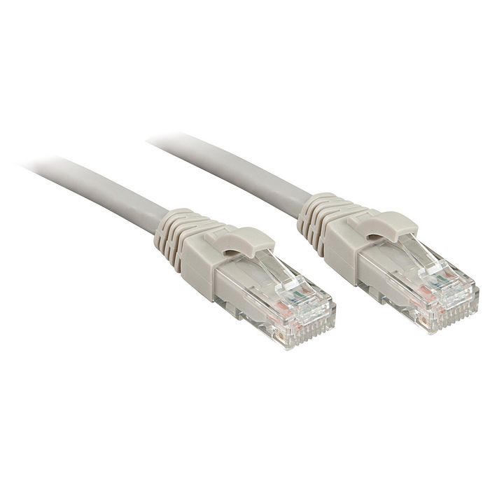 Lindy 0.5m Cat.6 U/UTP LSZH Network Cable, Grey - W128457068
