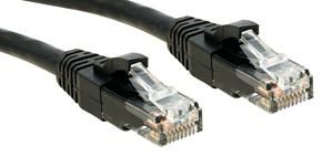 Lindy 0.3m Cat.6 U/UTP LSZH Network Cable, Black - W128457078