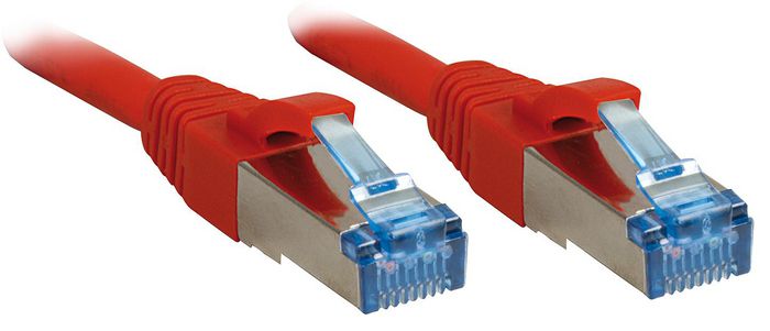 Lindy 10m Cat.6A S/FTP LSZH Network Cable, Red - W128457230