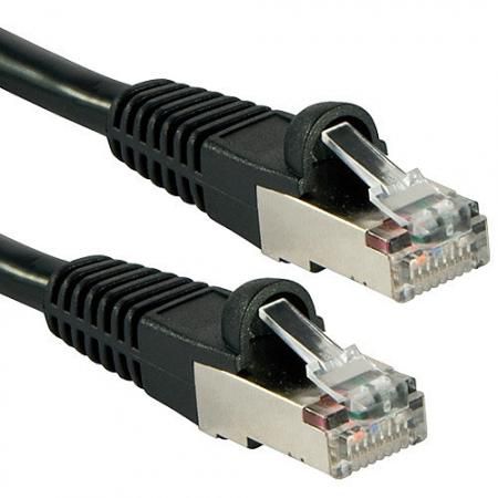 Lindy 10m Cat.6A S/FTP LSZH Network Cable, Black - W128457235