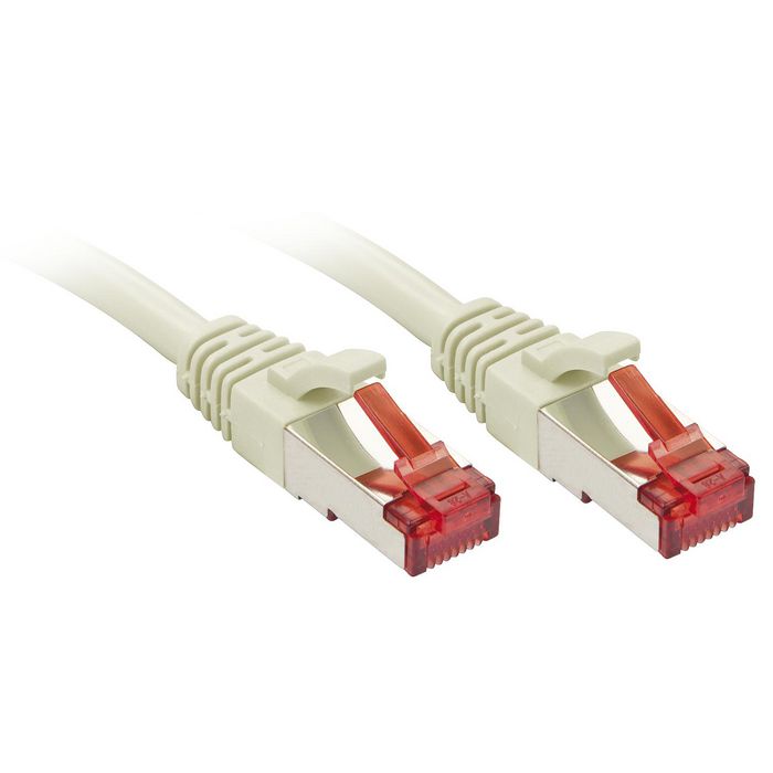 Lindy 0.5m Cat.6 S/FTP Network Cable, Grey, 50pcs - W128457472