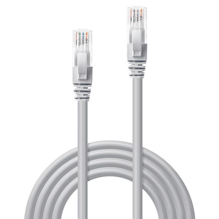 Lindy 15m Cat.6 U/UTP Network Cable, Grey - W128457479