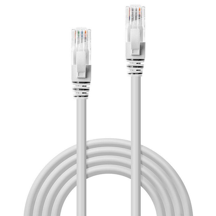 Lindy 0.5m Cat.6 U/UTP Network Cable, White - W128457522