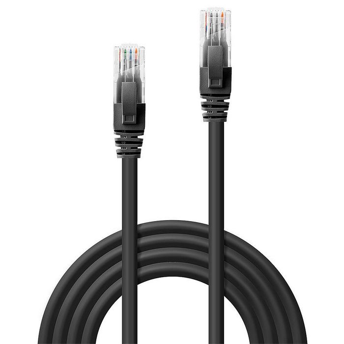 Lindy 20m Cat.6 U/UTP Network Cable, Black - W128457519