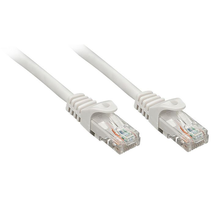 Lindy 0.5m Cat.6 U/UTP Network Cable, Grey - W128457548