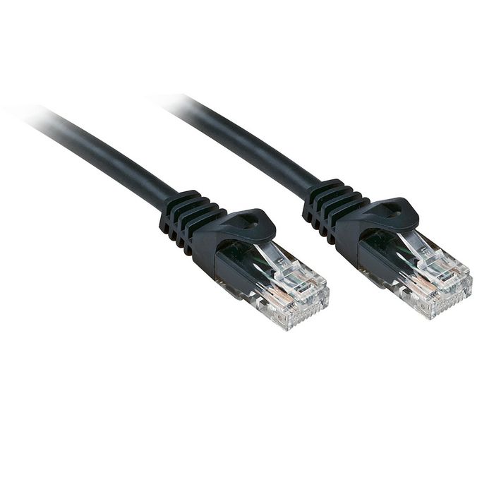Lindy 0.3m Cat.6 U/UTP Network Cable, Black - W128457568