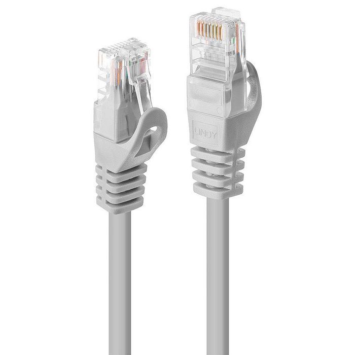 Lindy 0.3m Cat.5e U/UTP Network Cable, Grey - W128457596