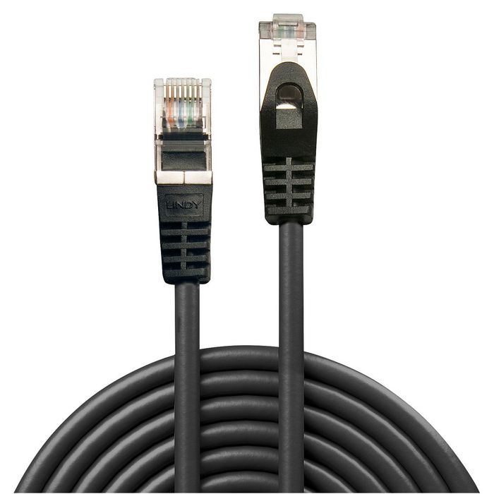 Lindy 2m Cat.5e F/UTP Network Cable, Black - W128457615