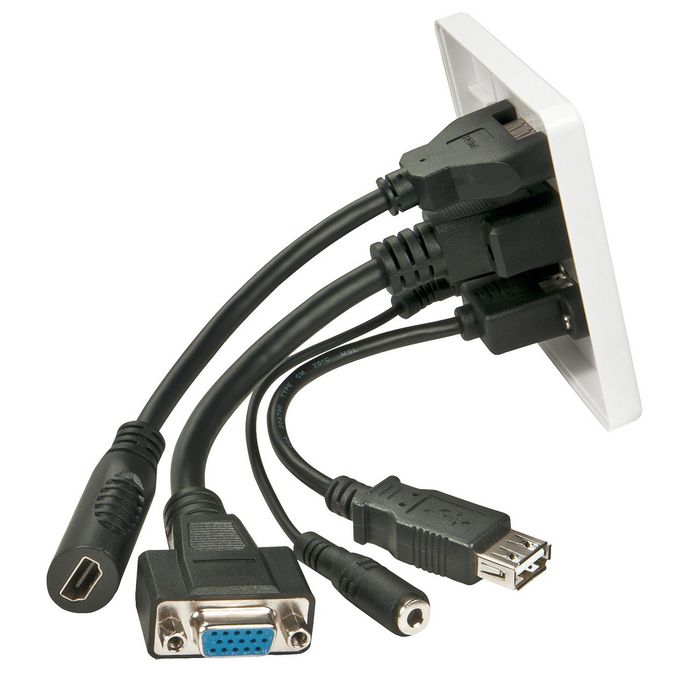 Lindy Wall plate VGA/HDMI/USB/3.5mm Stereo - W128457635