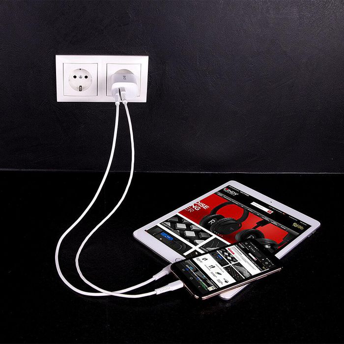 Lindy 20W USB Type A & C Charger - W128457693