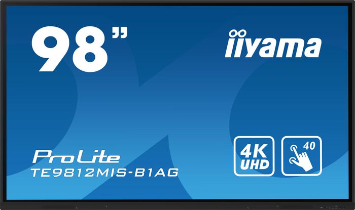 iiyama 98"UHD  IR 40P Touch AG with Interactive Android OS - W128435044