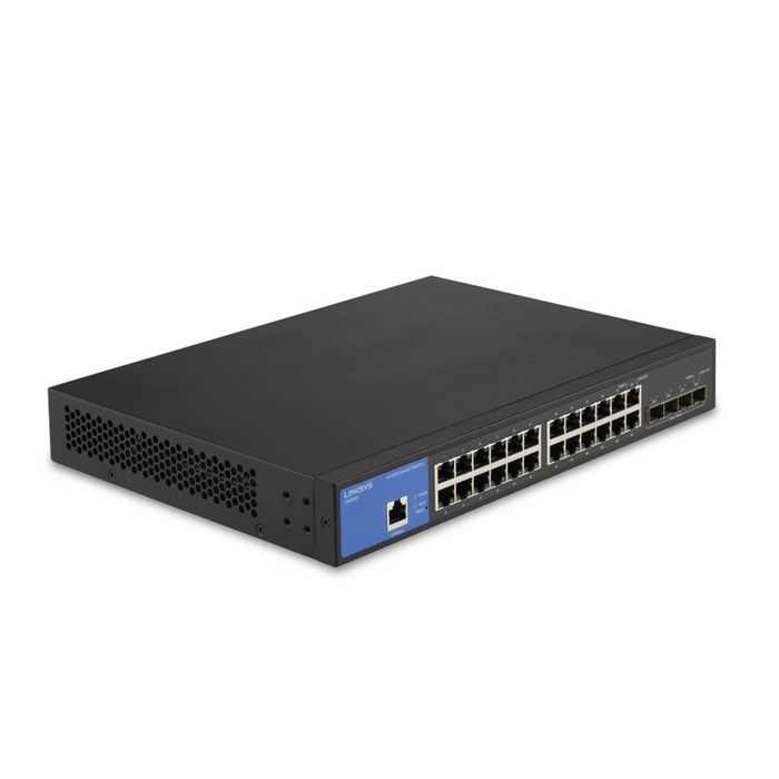 Linksys Network Switch Managed Gigabit Ethernet (10/100/1000) Black - W128265795