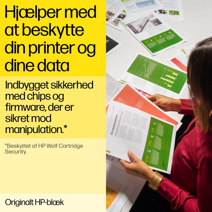 HP Original Ink Cartridge, 315 pages, 2.93 ml, Yellow, EN/DE/FR/IT/NL/RU - W125011751