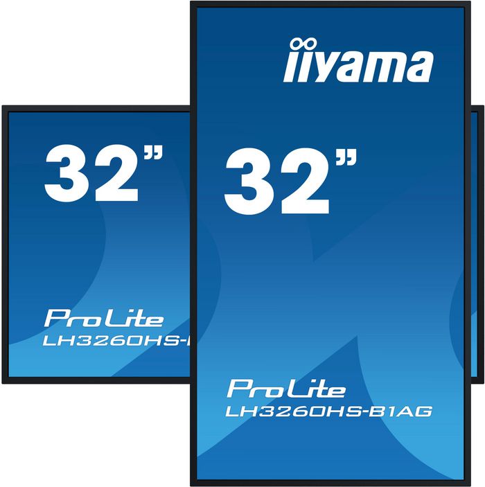 iiyama 32" 1920x1080, FHD VA panel, Haze 25% 500cd/m², Landscape and Portrait, Speakers 2x 10W, 3x HDMI, USB 2.0 x2, WiFi, LAN, Media Play USB Port, Control LAN / RS232C, iiSignage2 (CMS/DMS), E-Share, Android 11 OS, file- and web browser, 24/7 Operation, Slim design depth 40mm,VESA Mount 150x200 - wallmount included - W128444342