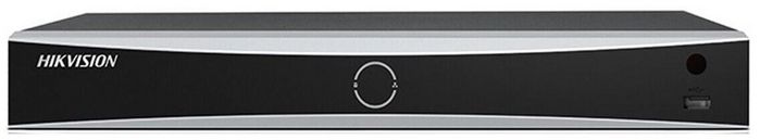 Hikvision Grabador de red NVR 4K 8 canales AcuSense 8 puertos PoE 80Mbps serie K H.265 2HDD 1U MD 2.0 - W127383621