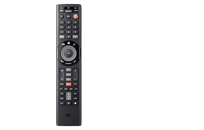 One For All Smart Control 5 Remote Control Dtt, Dvd/Blu-Ray, Game Console, Home Cinema System, Iptv, Sat, Tnt, Tv Press Buttons - W128560054