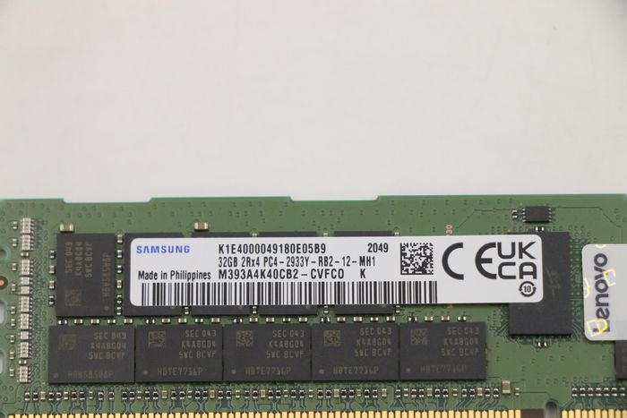 Lenovo 16GB TruDDR4 2933MHz RDIMM 未開封 Lenovo 16GB TruDDR4 2933MHz RDIMM 未開封 【公式通販】