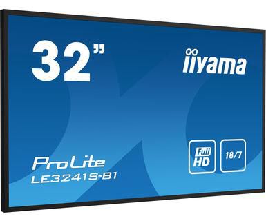 iiyama 32" 1920x1080, IPS panel, 1% Haze, Landscape mode, Speakers 2x 10W , VGA, 3x HDMI, 350cd/m², Media Play USB Port, Black - W128460408