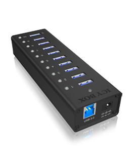 ICY BOX USB 3.0 Hub, 10 Port - W124783148