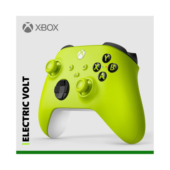 Microsoft Xbox Wireless Controller Electric Volt Green, Mint Colour Bluetooth Joystick Analogue / Digital Xbox, Xbox One, Xbox Series S - W128266713
