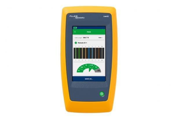 Fluke 800 x 480 color capacitive multi-touch, Lithium-ion, 3.6 V, 6400 mAh, LLDP/CDP/FLP, IEEE 802.3af/at/bt - W126206969